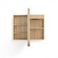 LED Newport 900(W)x750(H) Woodland Oak Shaving Cabinet - Premium Edition