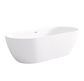 Attica Manolo 1700 Matte White Bath with Overflow