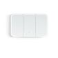 LED Newport 1200(W)x750(H) Woodland Oak Shaving Cabinet - Premium Edition