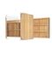 LED Newport 1800(W)x750(H) Woodland Oak Shaving Cabinet - Premium Edition
