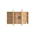 Newport 1200x750 Woodland Oak Shaving Cabinet