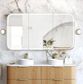 LED Newport 1500(W)x750(H) Woodland Oak Shaving Cabinet - Premium Edition