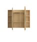 LED Bondi 1200(W)x750(H) Woodland Oak Shaving Cabinet - Premium Edition