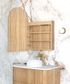 LED Archie 900(H)x600(W) Woodland Oak Shaving Cabinet - Premium Edition