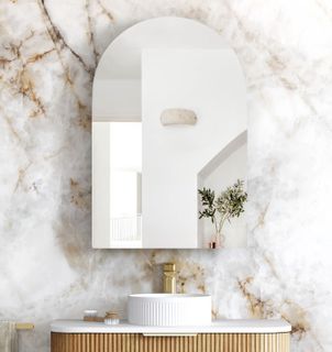 Archie 900mm Woodland Oak Shaving Cabinet