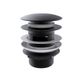 Mushroom Bath Pull Out Popup Waste Overflow Matte Black