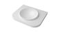 Havana English Edge 600x500x50  Matte White with Round Basin Top