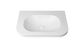 Havana English Edge 750x500x50  Matte White with Soft Square Basin Top