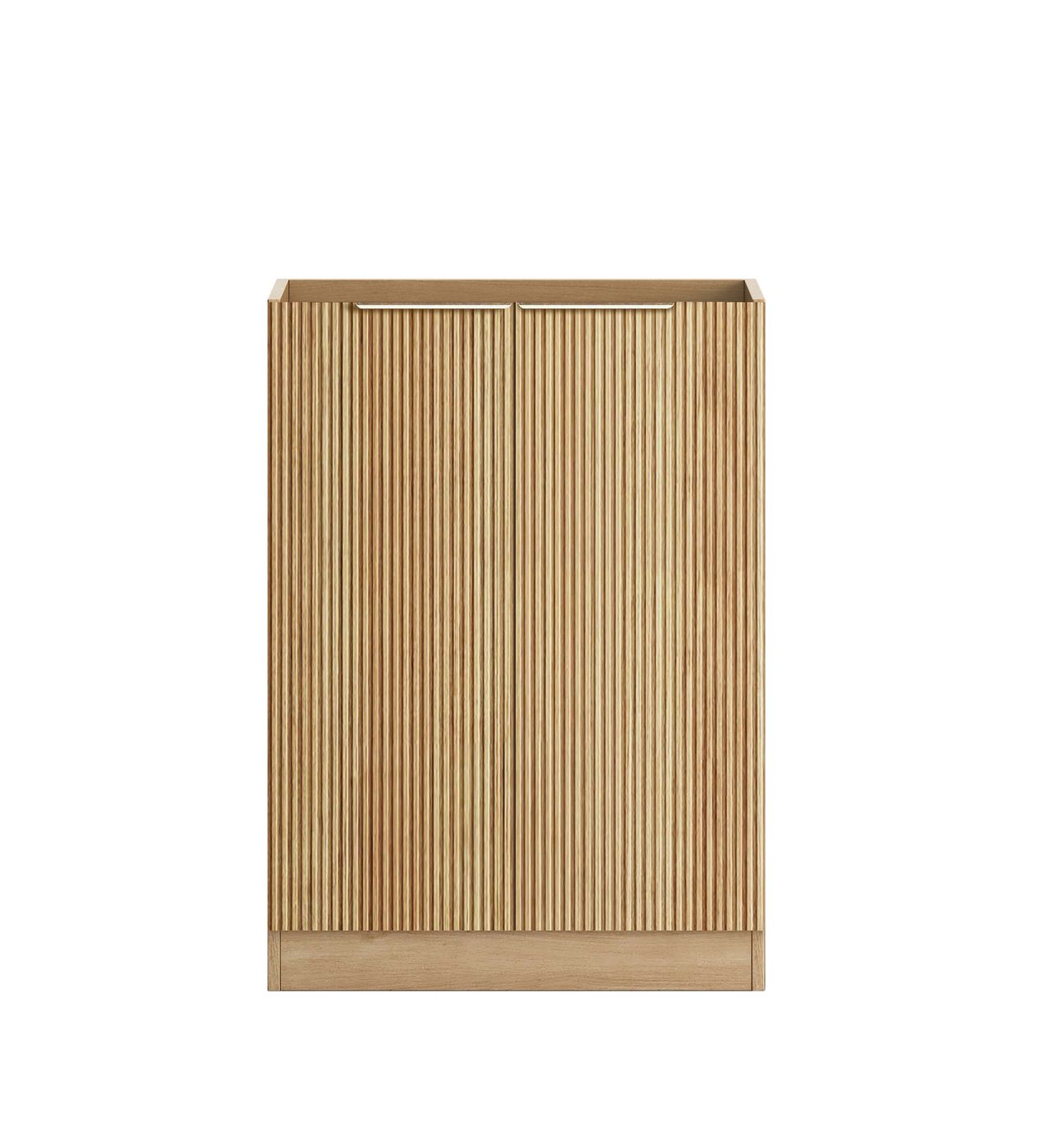 Havana Fluted Laundry 630 Woodland Oak Base Cabinet