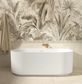 Attica Celine 1500 Matte White Bath with Overflow