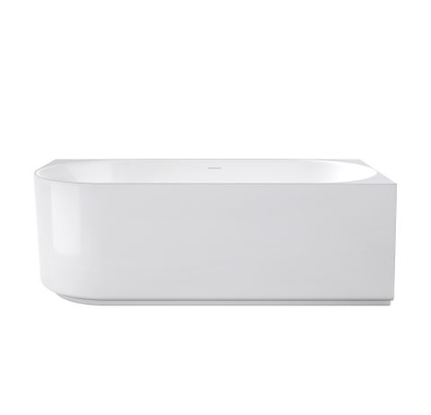 Attica Celine Right Corner 1500 Gloss White Bath with Overflow