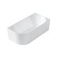 Attica Celine Right Corner 1500 Gloss White Bath with Overflow