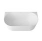 Attica Celine 1500 Matte White BTW Multi-fit Bath with Overflow