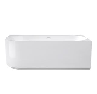 Attica Celine Right Corner 1700 Gloss White Bath with Overflow
