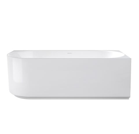 Attica Celine Right Corner 1700 Gloss White Bath with Overflow