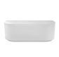 Attica Celine 1700 Matte White BTW Multi-fit Bath with Overflow