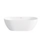 Attica Manolo 1400 Gloss White Bath with Overflow