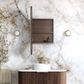 Noosa 900x450 Sable Walnut Shaving Cabinet