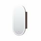 LED Noosa 900x450 Sable Walnut Shaving Cabinet - Premium Edition