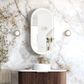 LED Noosa 900x450 Sable Walnut Shaving Cabinet - Premium Edition