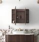 LED Bondi 1200x750 Sable Walnut Shaving Cabinet - Premium Edition