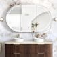 LED Bondi 1500x900 Sable Walnut Shaving Cabinet - Premium Edition