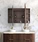 LED Bondi 1500x900 Sable Walnut Shaving Cabinet - Premium Edition
