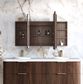 LED Bondi 1800x900 Sable Walnut Shaving Cabinet - Premium Edition