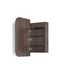 LED Newport 900(W)x750(H) Sable Walnut Shaving Cabinet - Premium Edition
