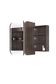 LED Newport 1200(W)x750(H) Sable Walnut Shaving Cabinet - Premium Edition