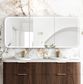 LED Newport 1800(W)x750(H) Sable Walnut Shaving Cabinet - Premium Edition