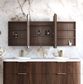 LED Newport 1800(W)x750(H) Sable Walnut Shaving Cabinet - Premium Edition