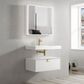 Moonlight 750mm White Wall Hung Cabinet