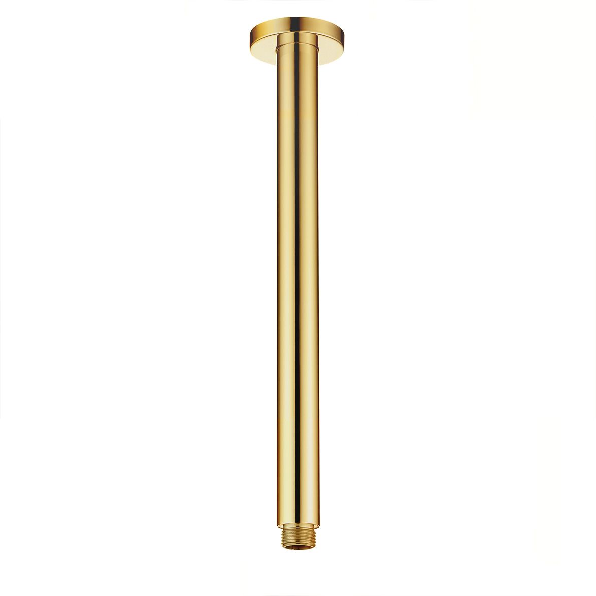 Pavia 300mm Argent Gold Ceiling Shower Arm Round