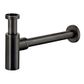 Bottle Trap Round Gun Metal 32/40mm Waste, 40mm Connection