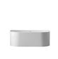 Attica Noosa Fluted 1700 Gloss White BTW Multi-fit Bath with Overflow