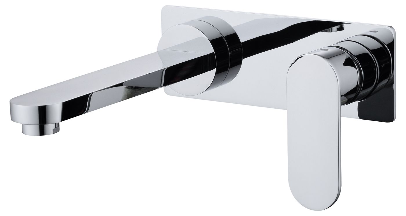 Vetto Lead Free Wall Basin Mixer Chrome