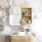 Newport 900x750 Natural Oak Shaving Cabinet
