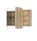 Newport 1200x750 Natural Oak Shaving Cabinet