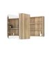 Newport 1500x750 Natural Oak Shaving Cabinet