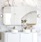 Newport 1500x750 White Shaving Cabinet