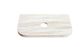 Havana 750mm Sable Walnut Fluted Floorstanding Curve Vanity with Sand Dune Top