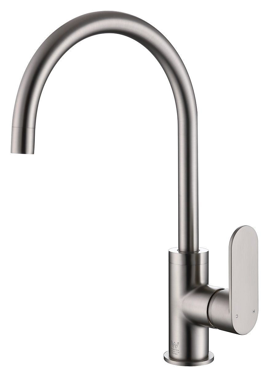 Vetto Lead Free Tall Basin Mixer Brushed Nickel