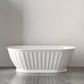 Attica Kensington 1700 Gloss White Bath with Overflow