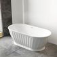 Attica Kensington 1700 Gloss White Bath with Overflow