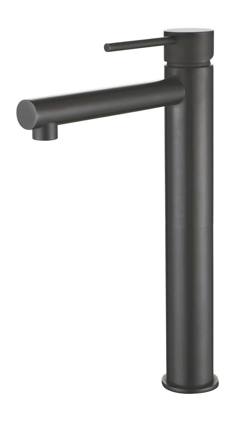 Roul Lead Free Tall Basin Mixer Gun Metal