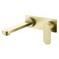 Vetto Lead Free Wall Basin Mixer Brushed Gold