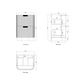 Havana Fluted 600mm Sable Walnut Floorstanding Curve Vanity