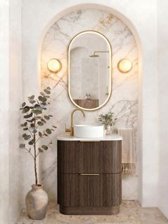 Havana 750mm Sable Walnut Floorstanding Cabinet