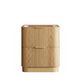 Havana Fluted 750mm Woodland Oak Floorstanding Curve Vanity